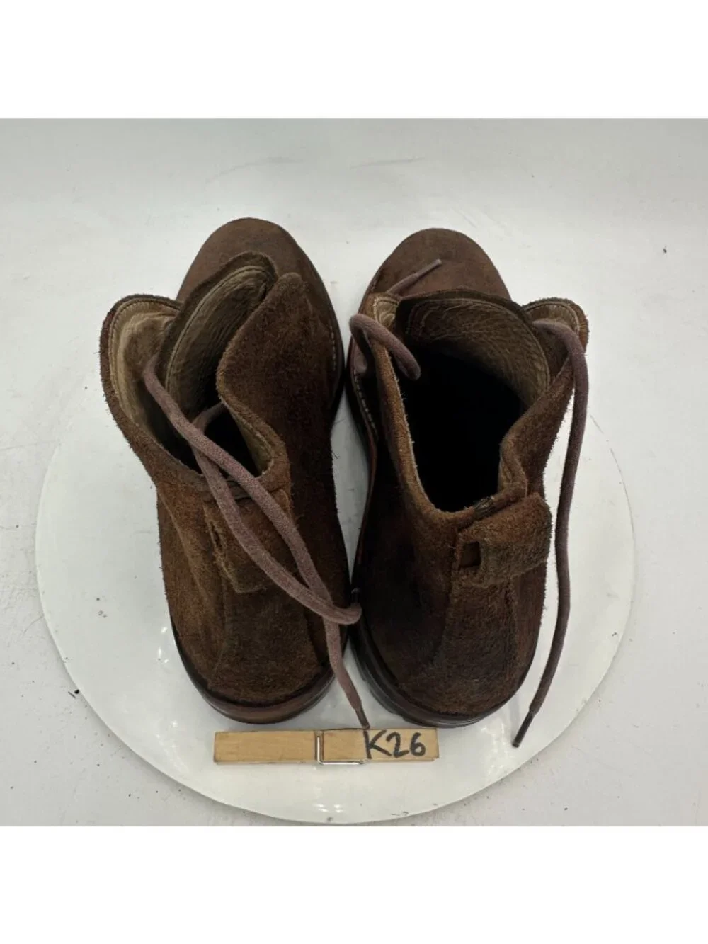 Dayton Men Size 8E Dark Brown Suede Itshide Commando Style Sole Chukka Boot